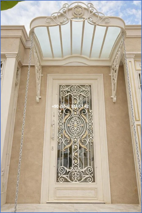 FERFORJE KAPILAR-GARAJ KAPI MODELLERİ-VİLLA KAPI MODELLERİ dek8606