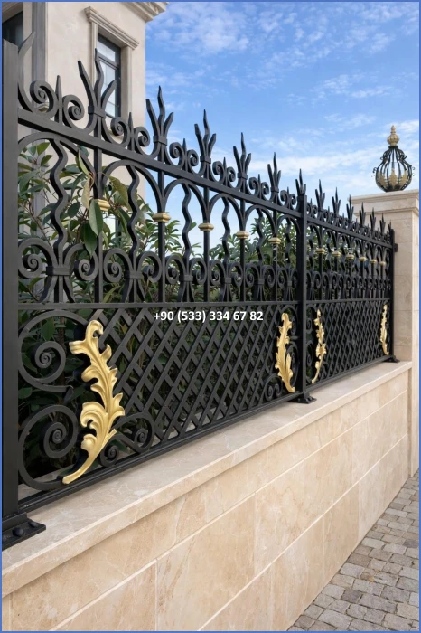 BAHÇE KORKULUKLARI-KORKULUK MODELLERİ-FERFORJE BAHÇE KORKULUK MODELLERİ dek8525