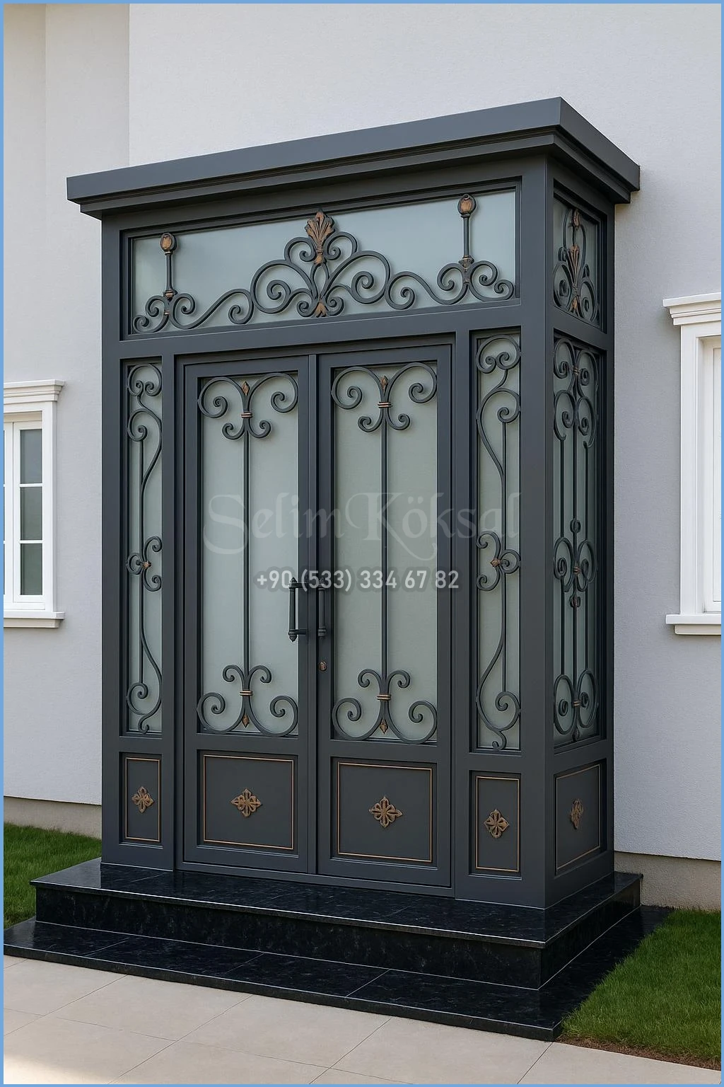 Ferforje Villa Kapıları – Sanat ve Güvenliği Buluşturan Tasarımlar