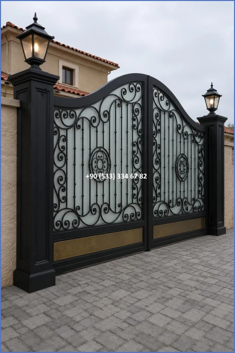 VİLLA KAPILARI-FERFORJE VİLLA KAPILAR-VİLLA GİRİŞ KAPILAR-BAHÇE KAPILARI-FERFORJE KAPILAR dek8738