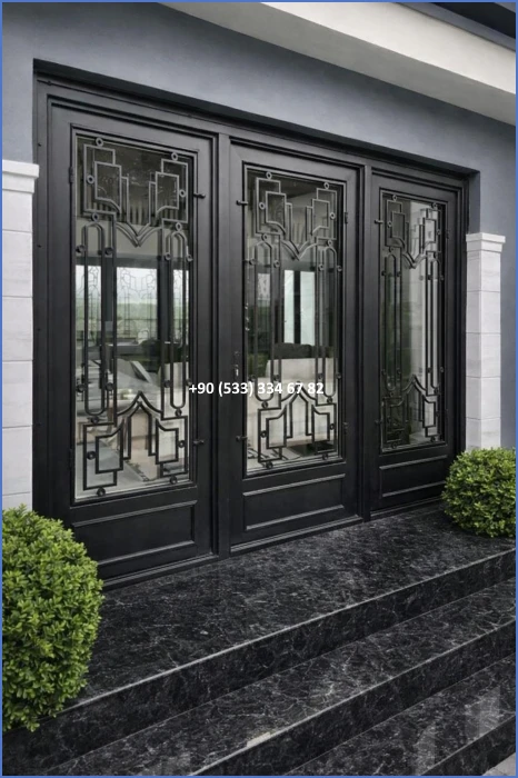 FERFORJE KAPILAR-GARAJ KAPI MODELLERİ-VİLLA KAPI MODELLERİ dek8589