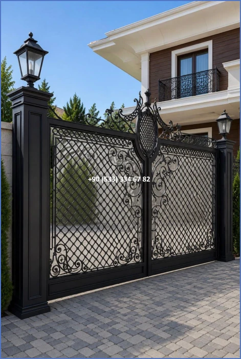 VİLLA KAPILARI-FERFORJE VİLLA KAPILAR-VİLLA GİRİŞ KAPILAR-BAHÇE KAPILARI-FERFORJE KAPILAR dek8746