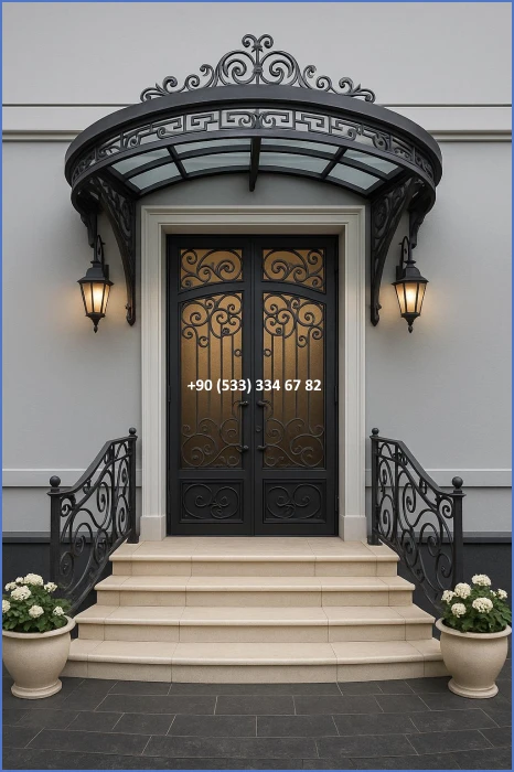 SUNDURMA MODELLERİ-FERFORJE SUNDURMA MODELLERİ-MODERN SUNDURMA-SİYAH SUNDURMA dek8294