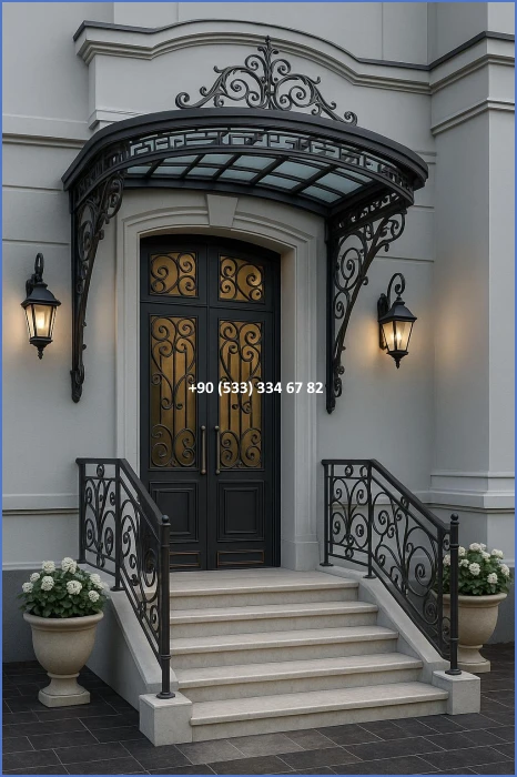 SUNDURMA MODELLERİ-FERFORJE SUNDURMA MODELLERİ-MODERN SUNDURMA-SİYAH SUNDURMA dek8295