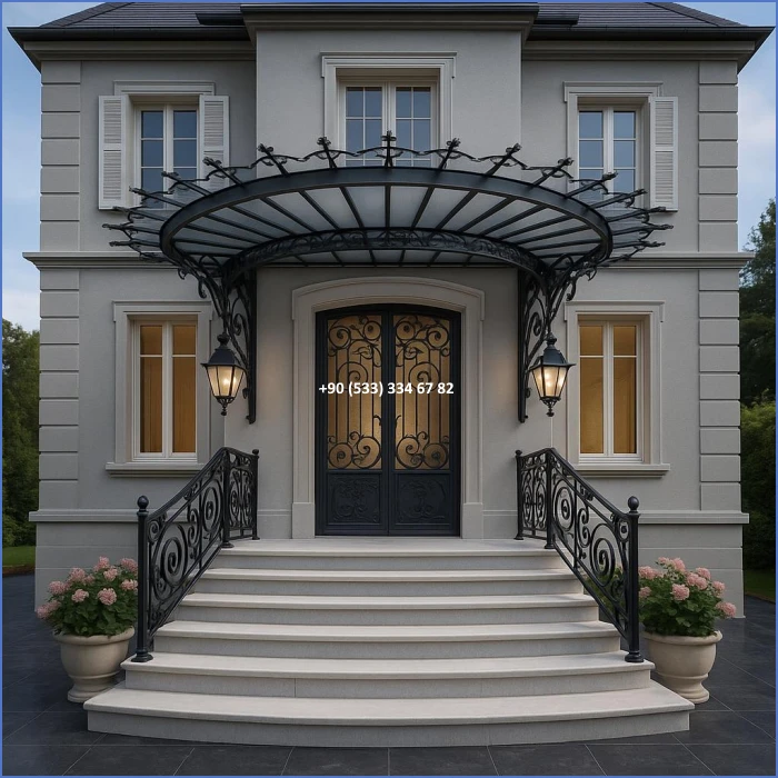 SUNDURMA MODELLERİ-FERFORJE SUNDURMA MODELLERİ-MODERN SUNDURMA-SİYAH SUNDURMA