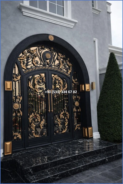 VİLLA KAPILARI-FERFORJE VİLLA KAPILAR-VİLLA GİRİŞ KAPILAR-BAHÇE KAPILARI-FERFORJE KAPILAR dek8470
