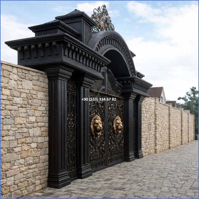 VİLLA KAPILARI-FERFORJE VİLLA KAPILAR-VİLLA GİRİŞ KAPILAR-BAHÇE KAPILARI-FERFORJE KAPILAR dek8482