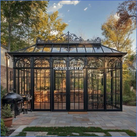 KIŞ BAHÇESİ-GAZEBO-FERFORJE KIŞ BAHÇESİ-KAMELYA-FERFORJE KAMELYA dek8711